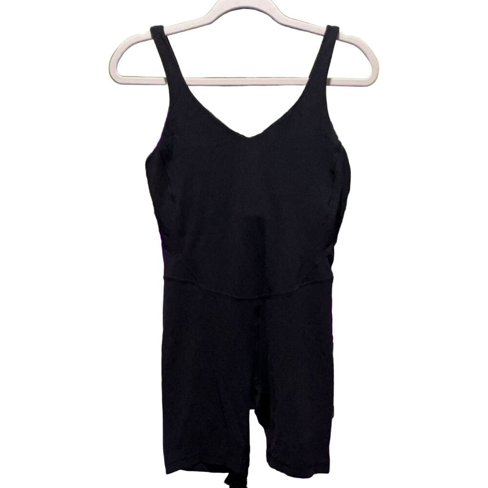 Lululemon Align Bodysuit Black Women's Size 10 Yoga Activewear Stretch